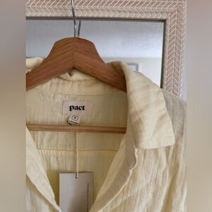 BNWT Butter Yellow Pact Tunic/Coverup size Small